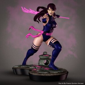 Psylocke Archivo Stl Para Impresion 3D