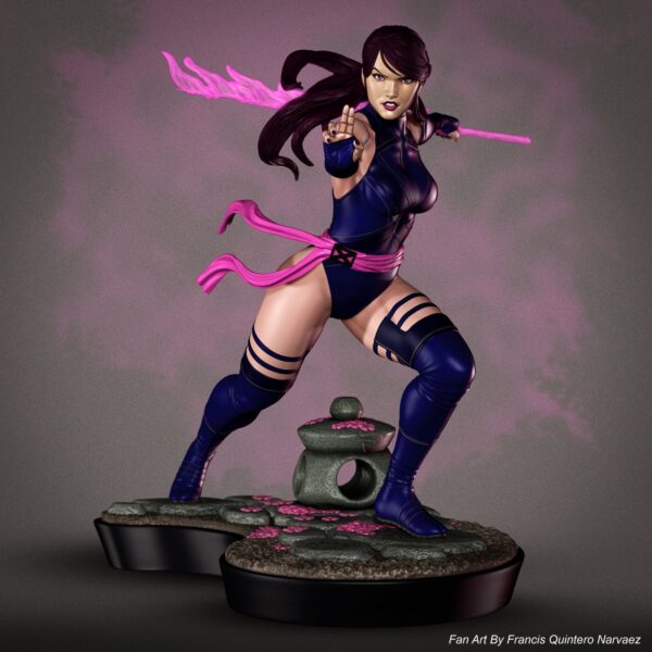 Psylocke Archivo Stl Para Impresion 3D