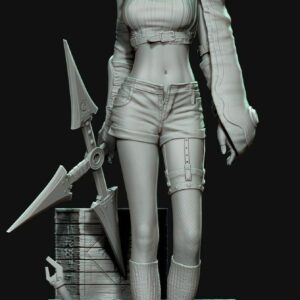 Yuffie Archivo Stl Para Impresion 3D