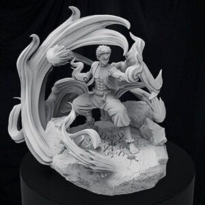 Akaza Demon Slayer Archivo Stl Para Impresion 3D
