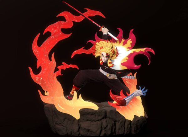 Rengoku Kimetsu No Yaiba Archivo Stl Para Impresion 3D