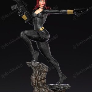 Black Widow Archivo Stl Para Impresion 3D