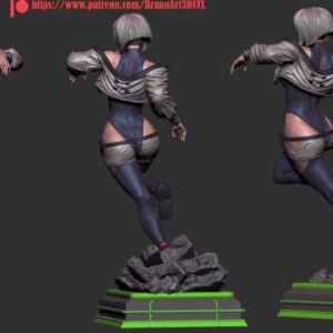 Cyberpunk Lucy Busto Archivo Stl Para Impresion 3D