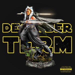 Ahsoka Tano Escultura Archivo Stl Para Impresion 3D