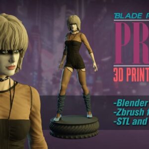 Blade Runner Pris Archivo Stl Para Impresion 3D