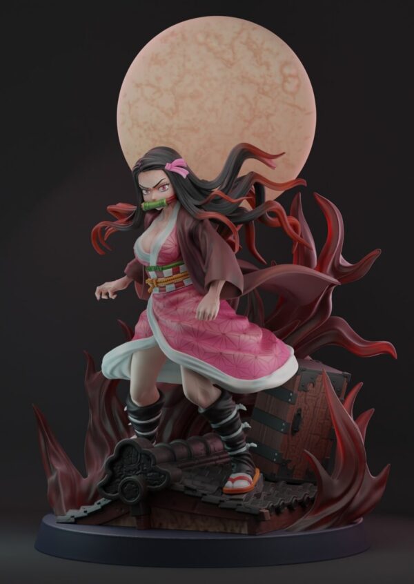 Demon Slayer Nezuko Archivo Stl Para Impresion 3D