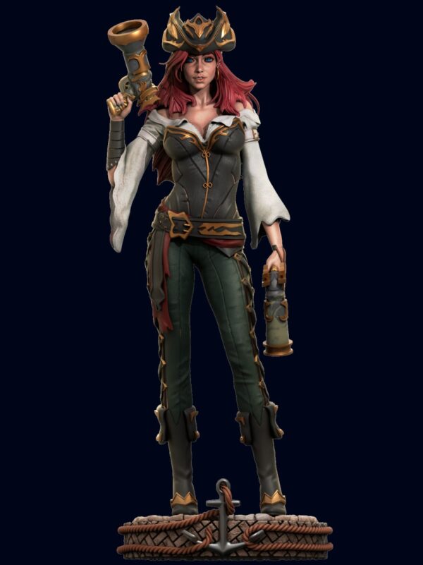 Miss Fortune Archivo Stl Para Impresion 3D