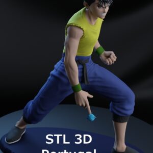 Yusuke Urameshi Yu Yu Hakusho Archivo Stl Para Impresion 3D