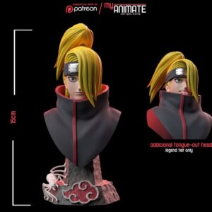 Deidara Busto Naruto Archivo Stl Para Impresion 3D