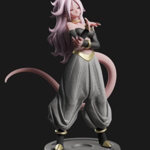 Android 21 Majin Archivo Stl Para Impresion 3D