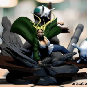 Tsunade Naruto Archivo Stl Para Impresion 3D