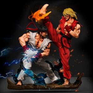 Ken Y Ryu Archivo Stl Para Impresion 3D