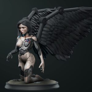 Alita Battle Angel Estatua Archivo Stl Para Impresion 3D
