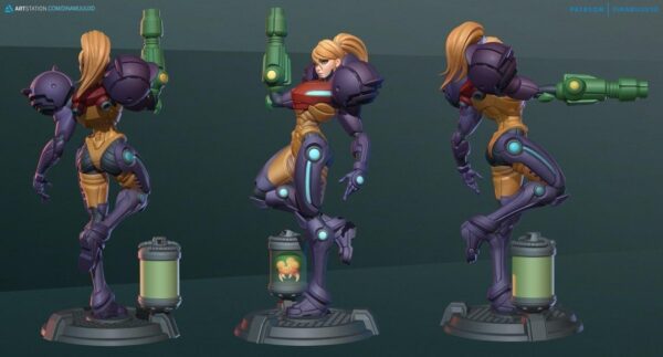 Samus Armor Archivo Stl Para Impresion 3D