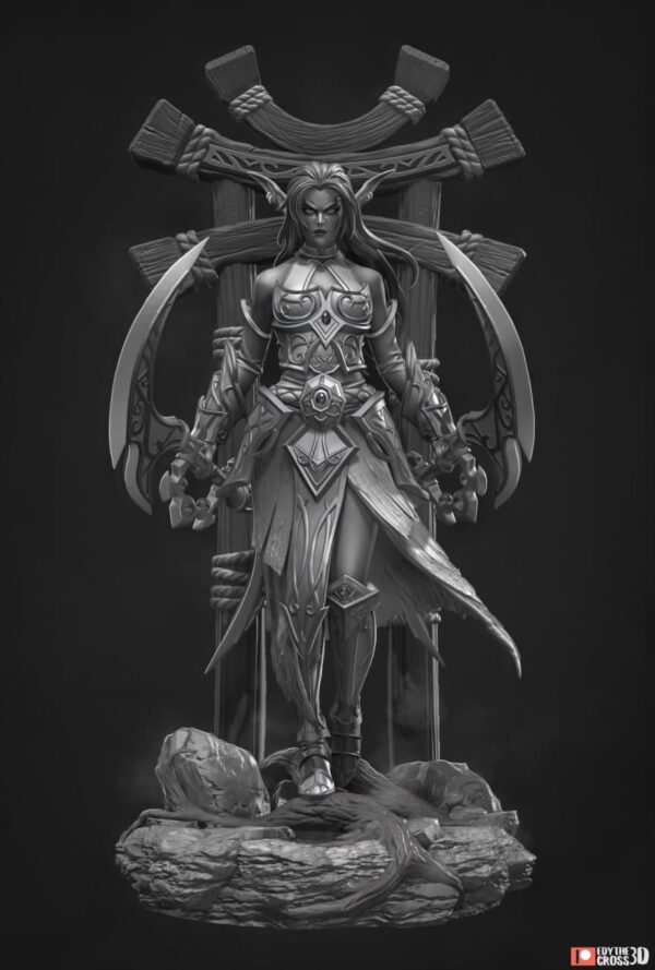 Tyrander Whisperwind Archivo Stl Para Impresion 3D