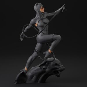 Catwoman Gatubela Archivo Stl Para Impresion 3D