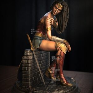 Wonder Woman 03 Archivo Stl Para Impresion 3D