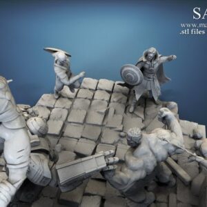Avengers Diorama Archivo Stl Para Impresion 3D