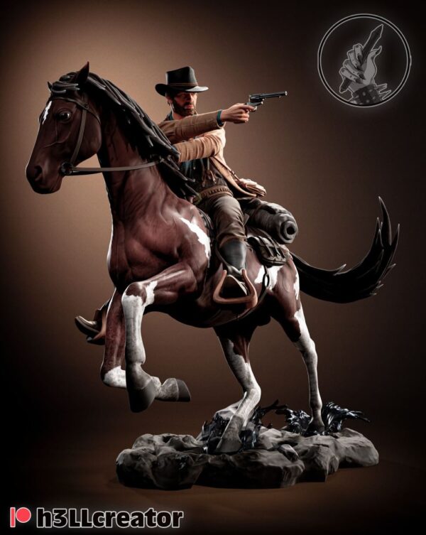 Arthur Morgan Archivo Stl Obj Para Impresion 3D