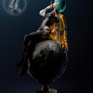Cyberpunk Edgerunner Lucy Archivo Stl Obj Para Impresion 3D