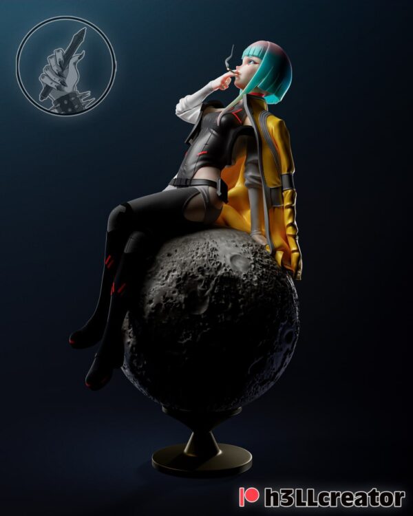 Cyberpunk Edgerunner Lucy Archivo Stl Obj Para Impresion 3D