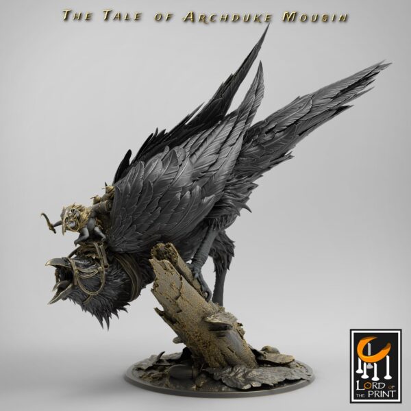 Raven Archivo Stl Obj Para Impresion 3D