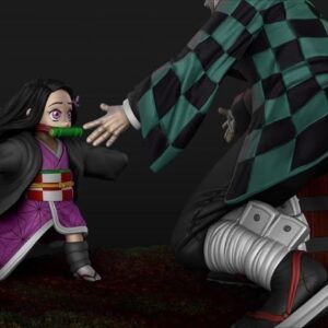 Demon Slayer Tanjiro Nesuko Archivo Stl Para Impresion 3D