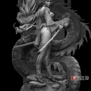 Ryuu Masamune Archivo Stl Obj Para Impresion 3D