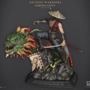 Ancient Warrior Samurai Lioun Archivo Stl Para Impresion 3D